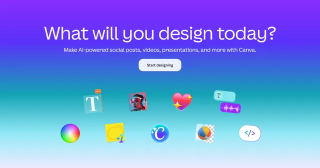 Canva interface