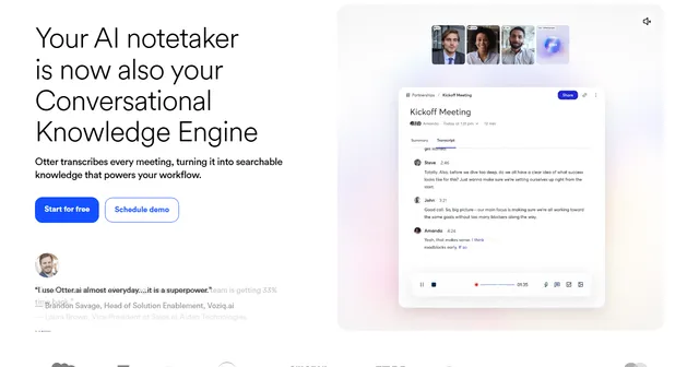 Otter.ai interface